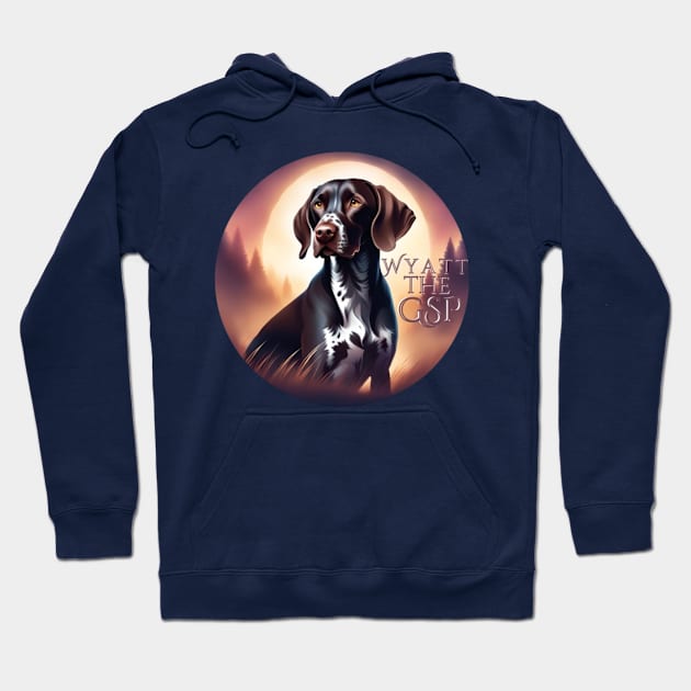 Wyatt the GSP Hoodie by Alexander S.